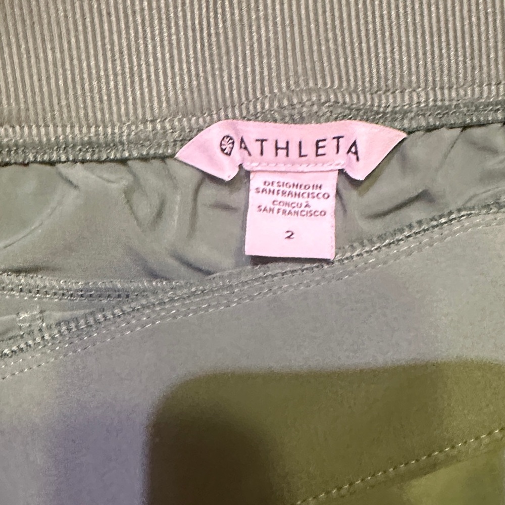 LAST CHANCE OFFER: Athleta Brooklyn Ankle Pants - Olive Green - Picture 3 of 5